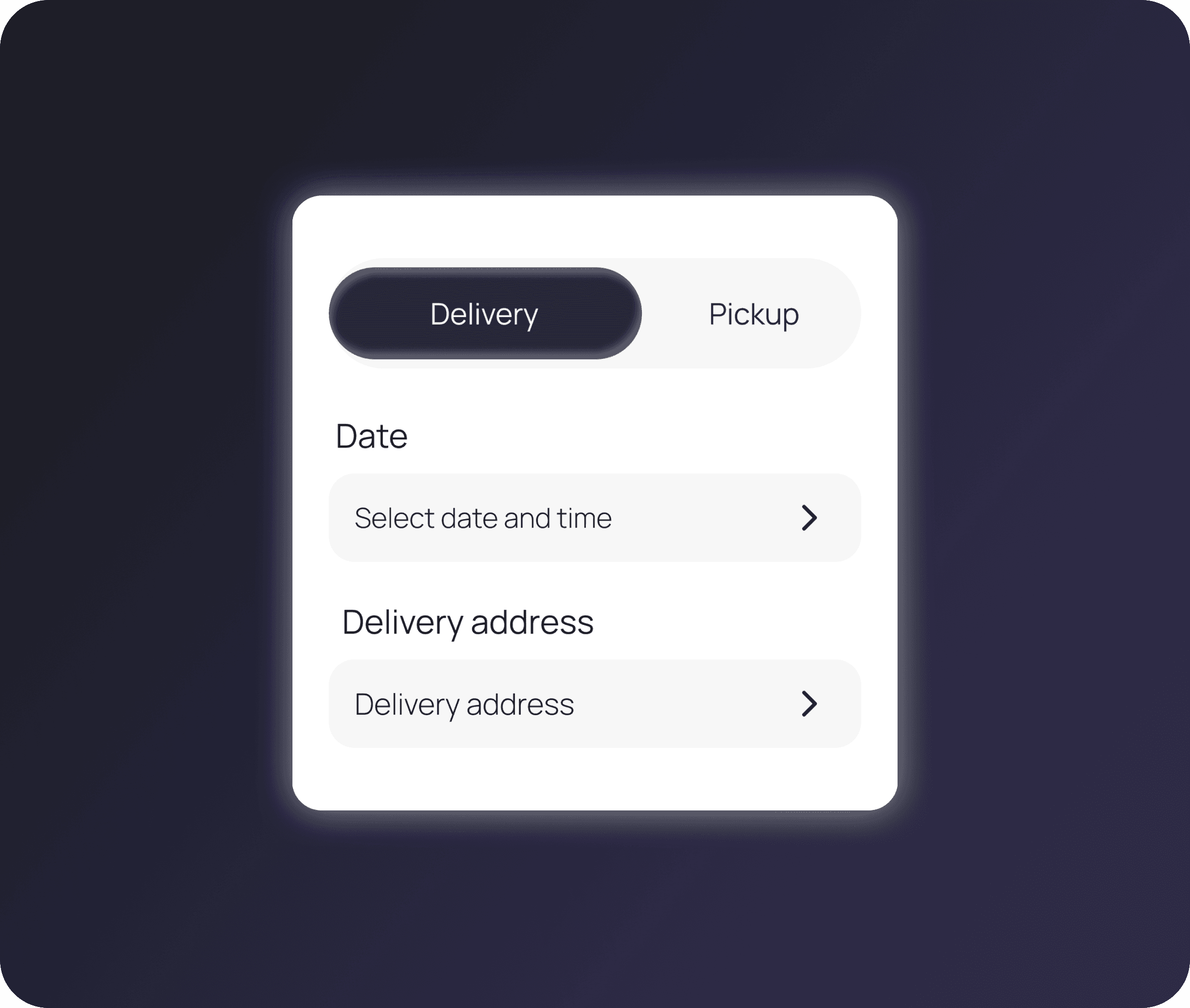 Delivery & Pickup Scheduling