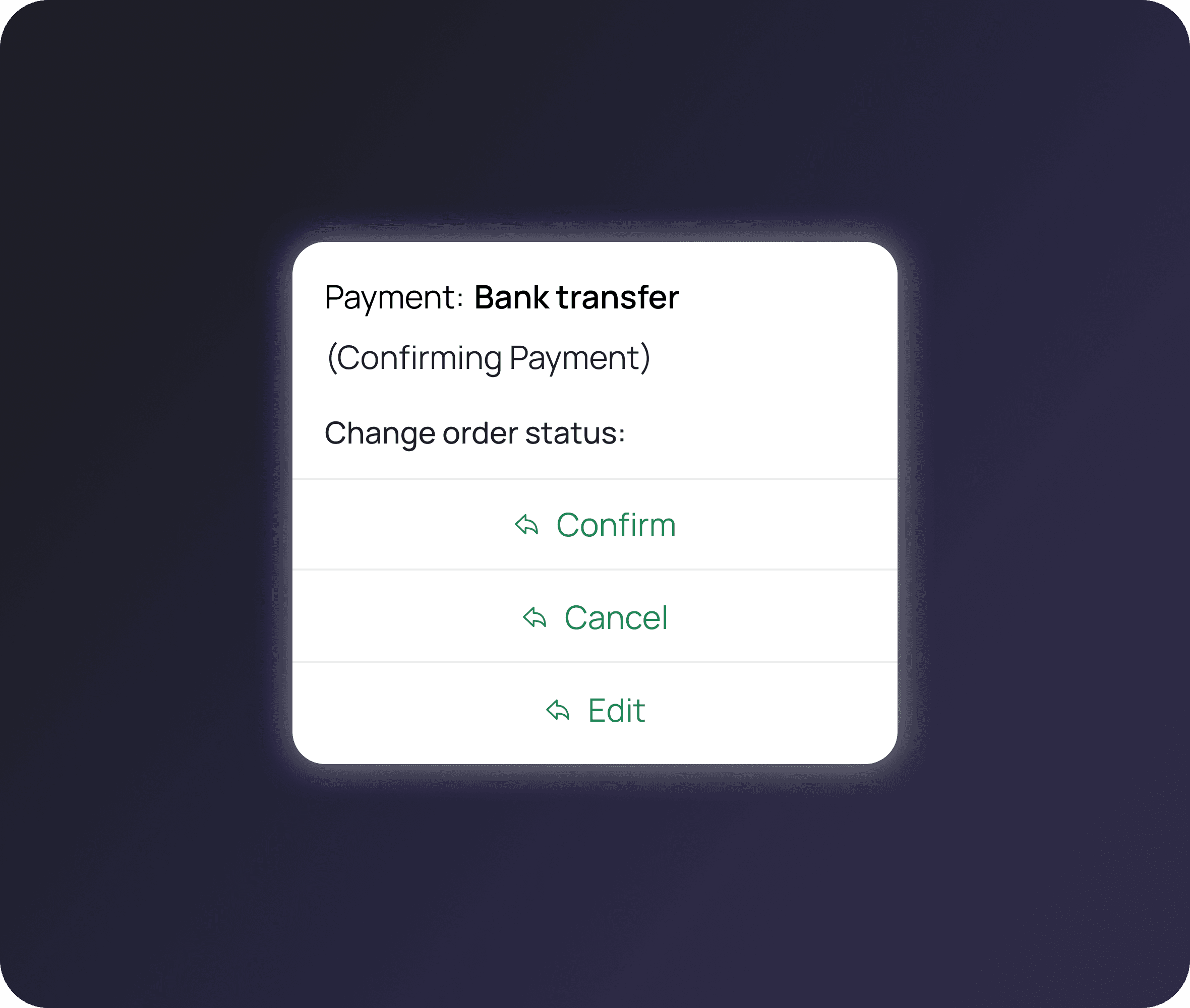 Manage Orders in WhatsApp